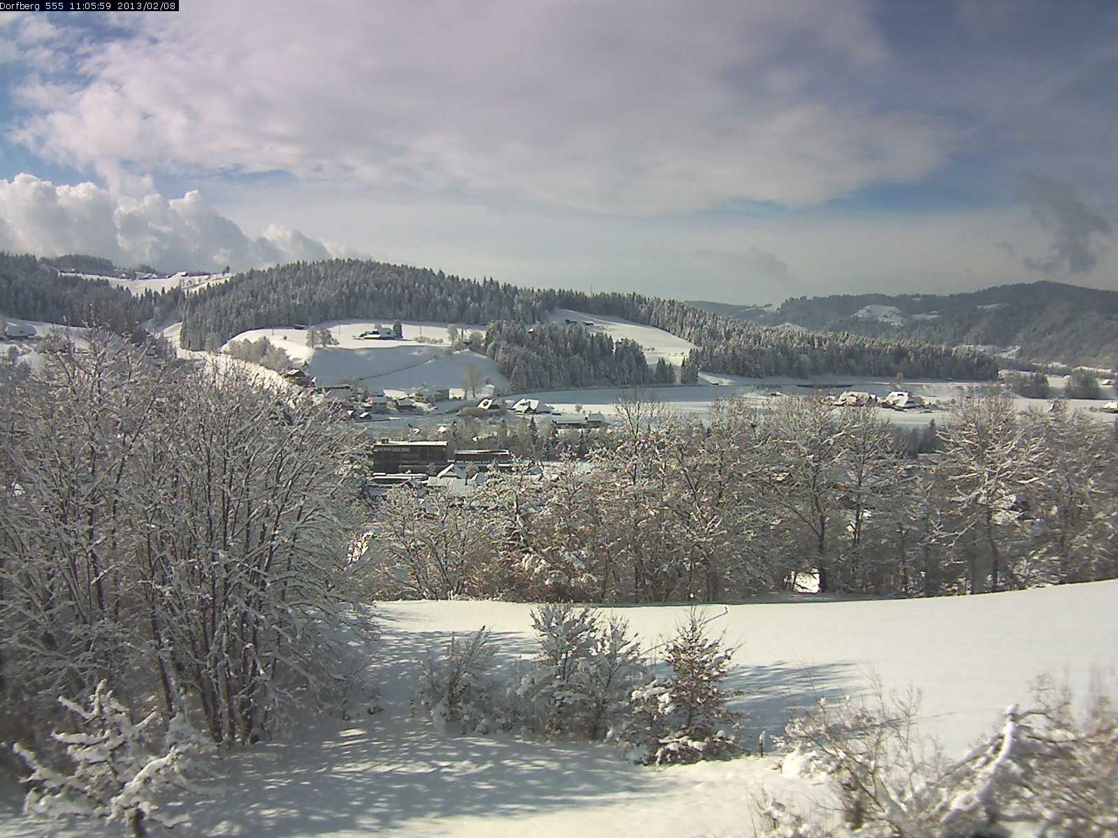 Webcam-Bild: Aussicht vom Dorfberg in Langnau 20130208-110600