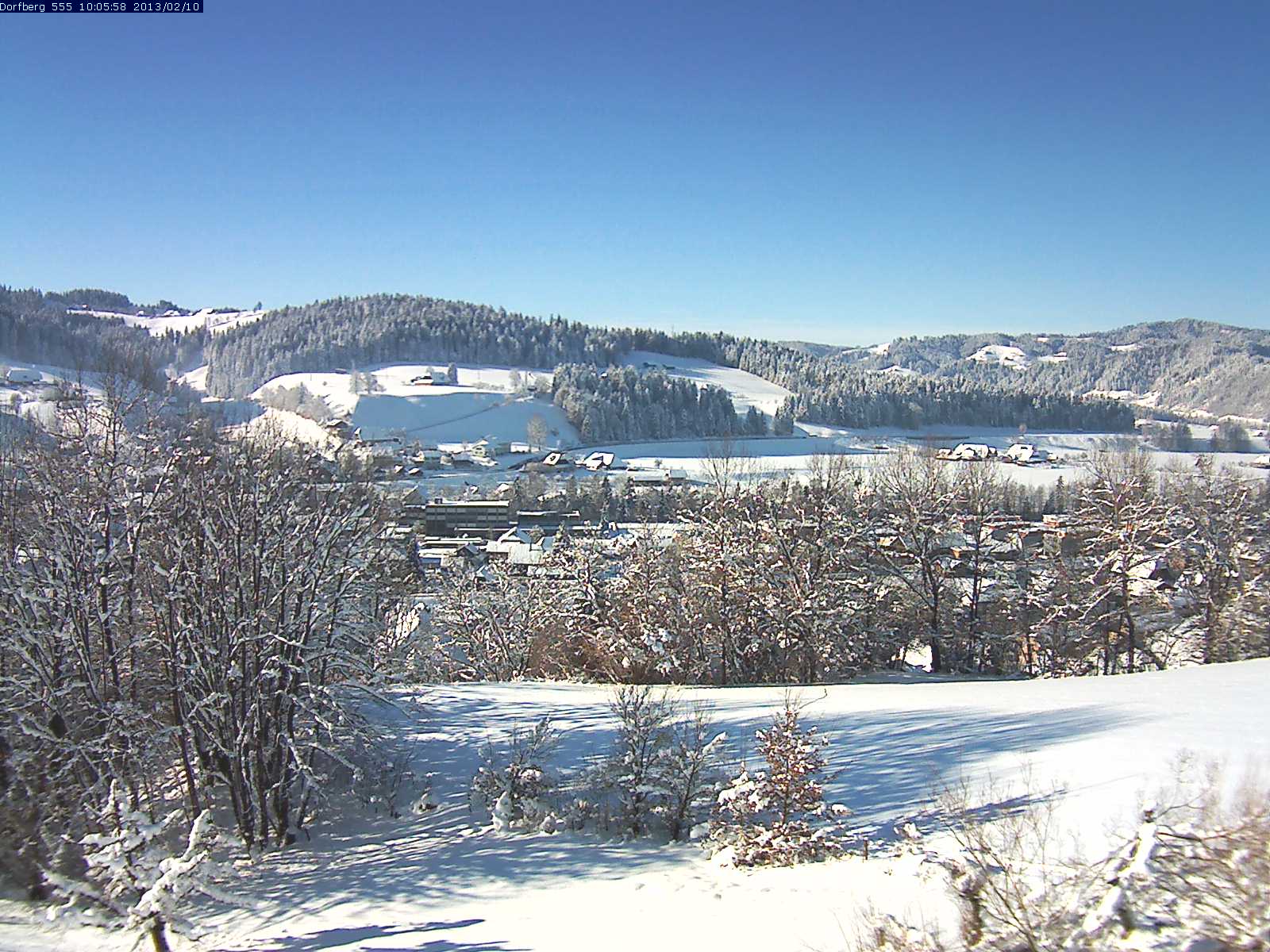 Webcam-Bild: Aussicht vom Dorfberg in Langnau 20130210-100600