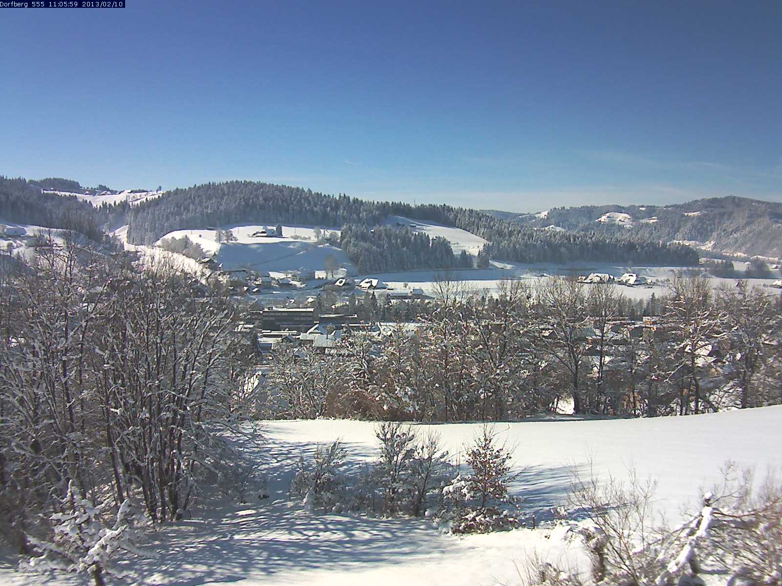Webcam-Bild: Aussicht vom Dorfberg in Langnau 20130210-110600