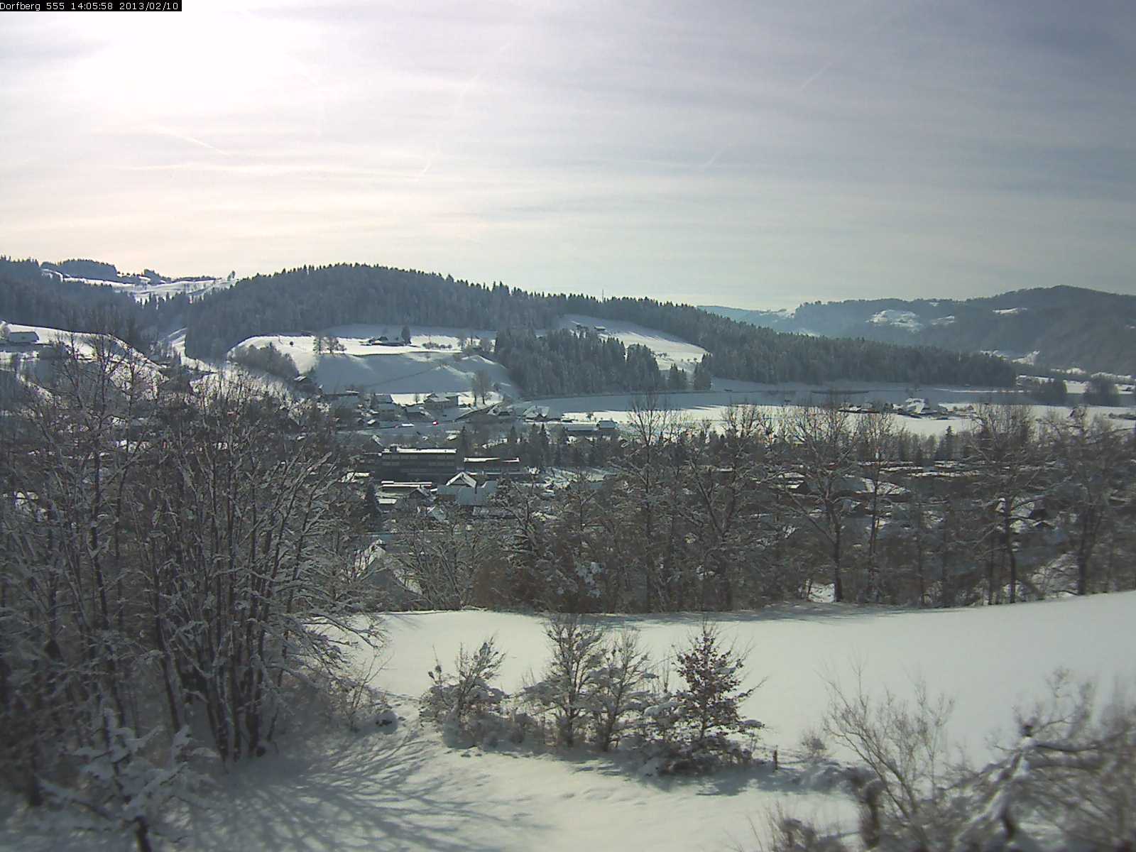 Webcam-Bild: Aussicht vom Dorfberg in Langnau 20130210-140600