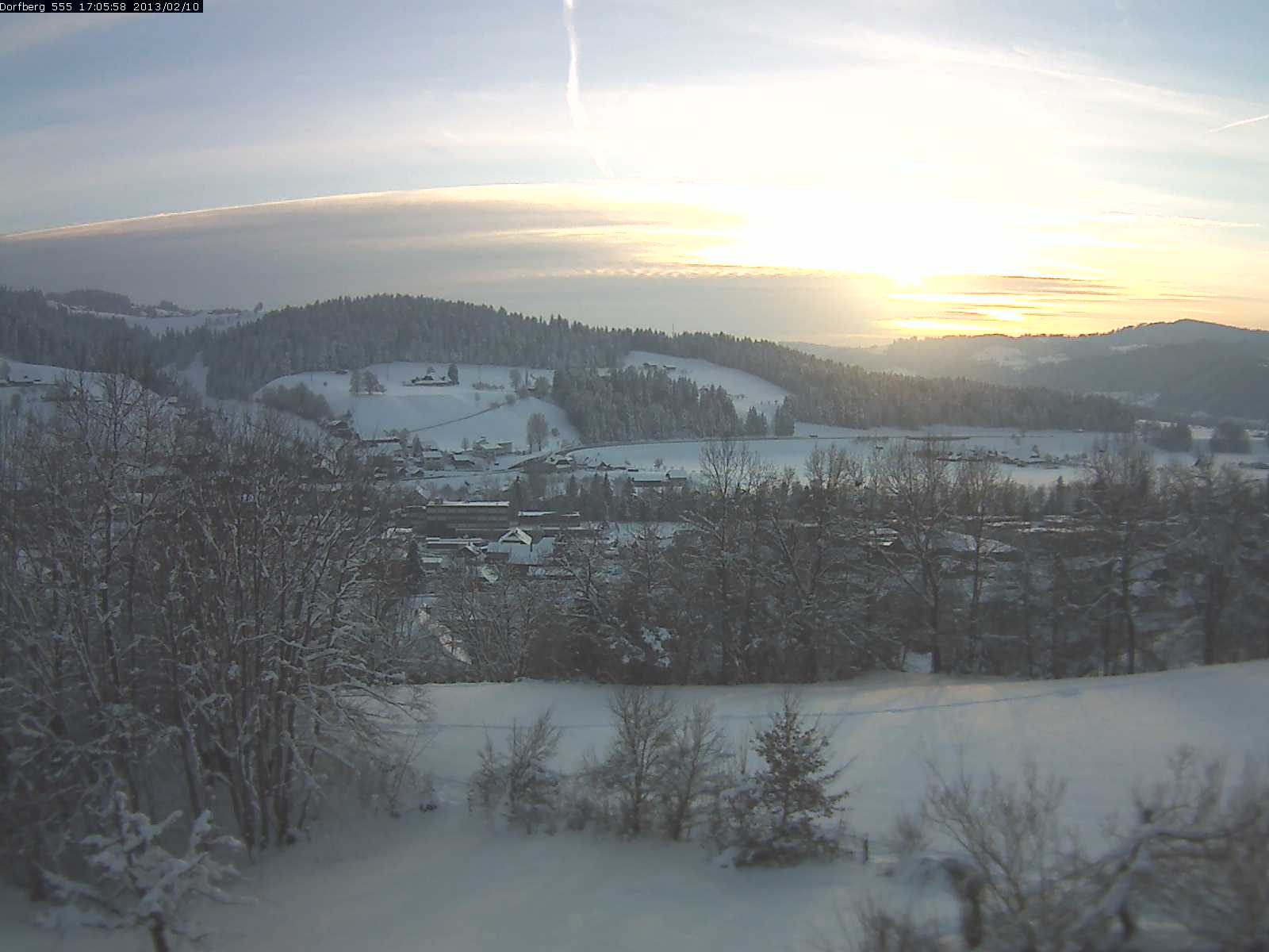 Webcam-Bild: Aussicht vom Dorfberg in Langnau 20130210-170600