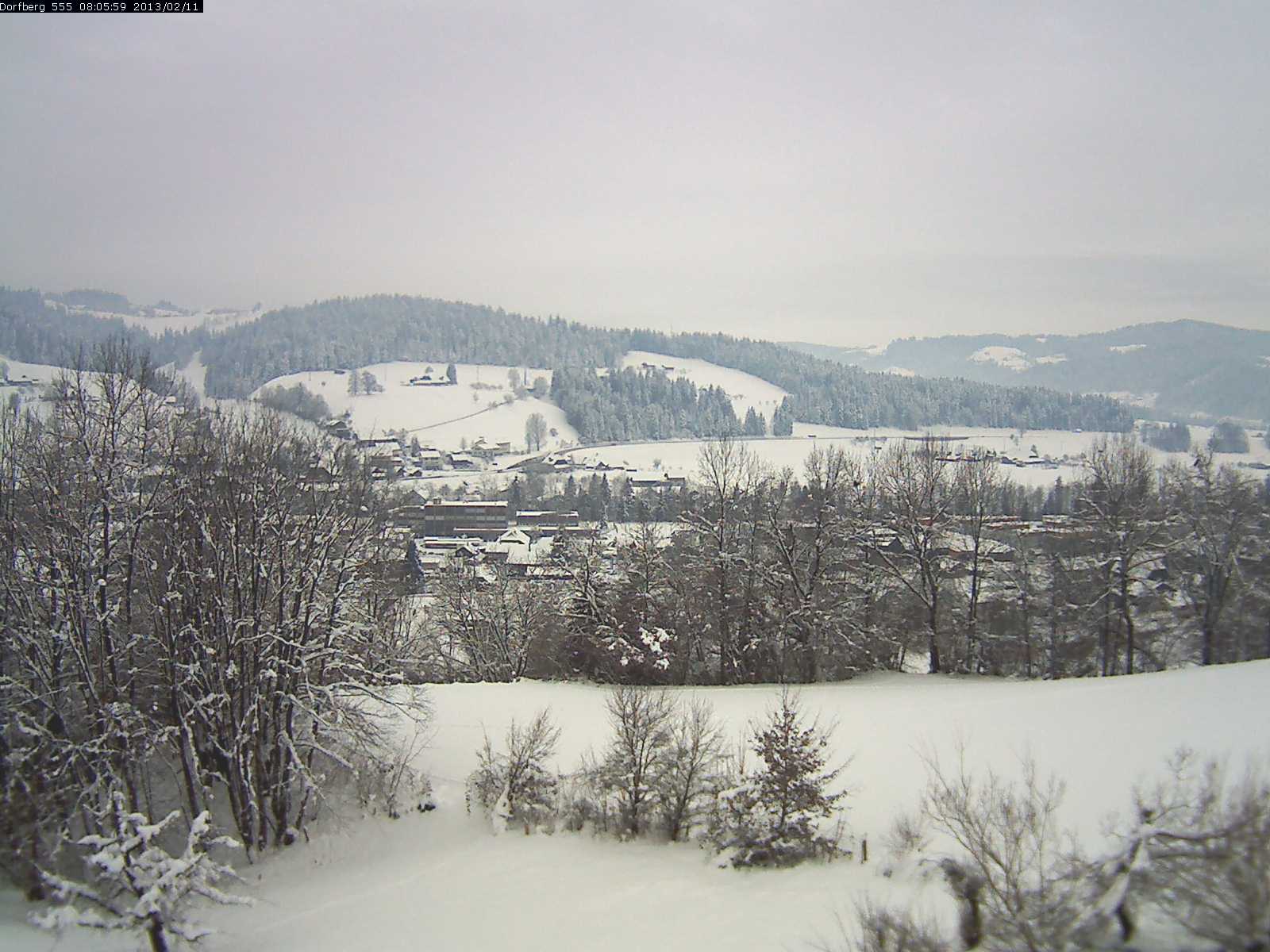 Webcam-Bild: Aussicht vom Dorfberg in Langnau 20130211-080600