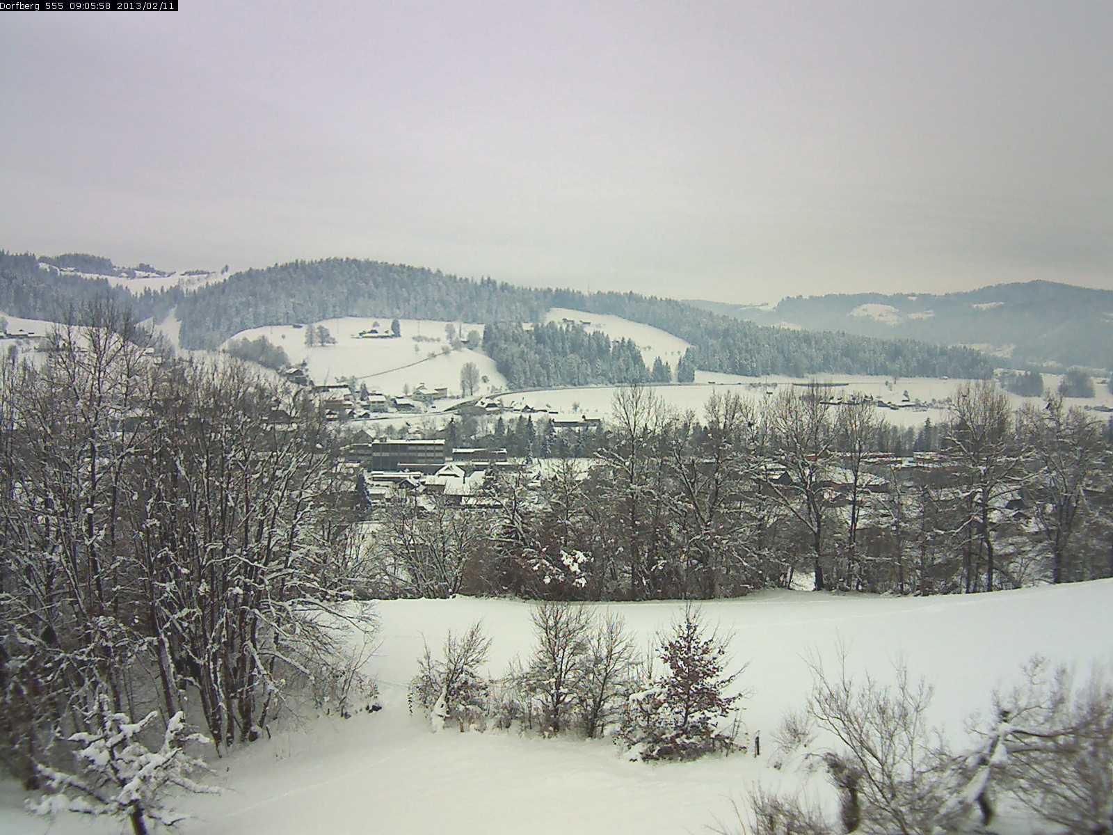 Webcam-Bild: Aussicht vom Dorfberg in Langnau 20130211-090600