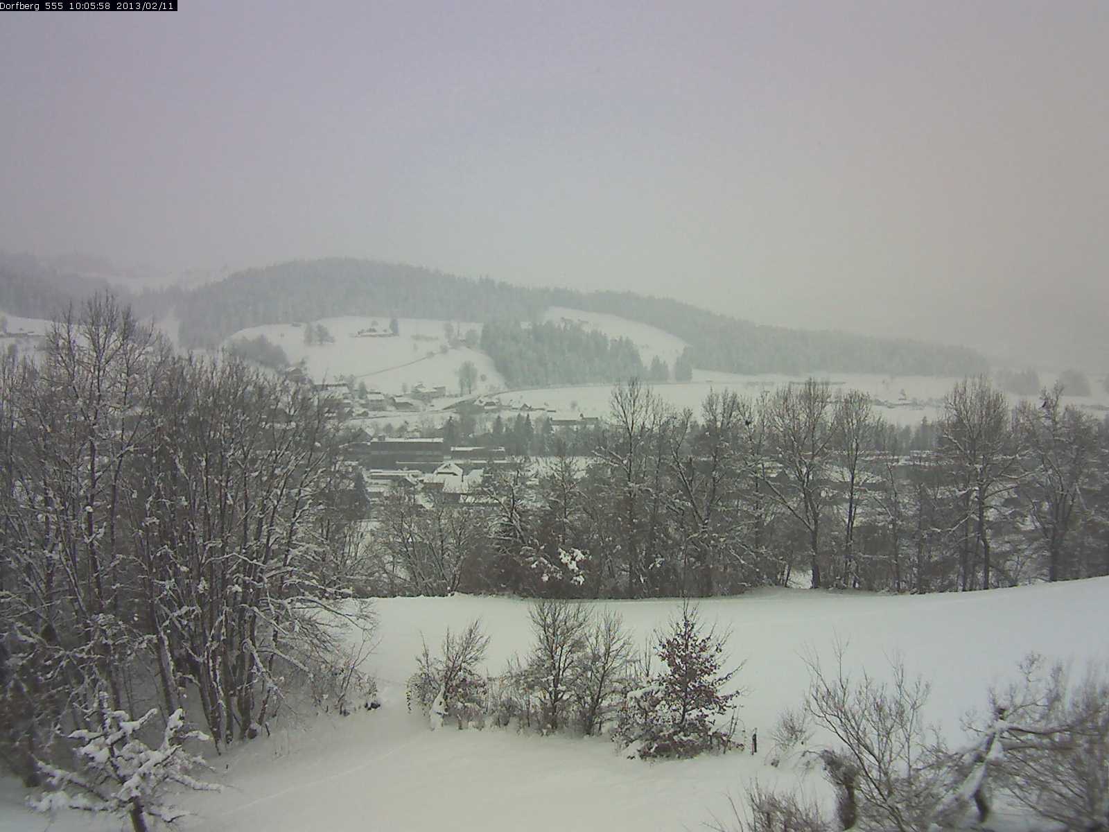 Webcam-Bild: Aussicht vom Dorfberg in Langnau 20130211-100600