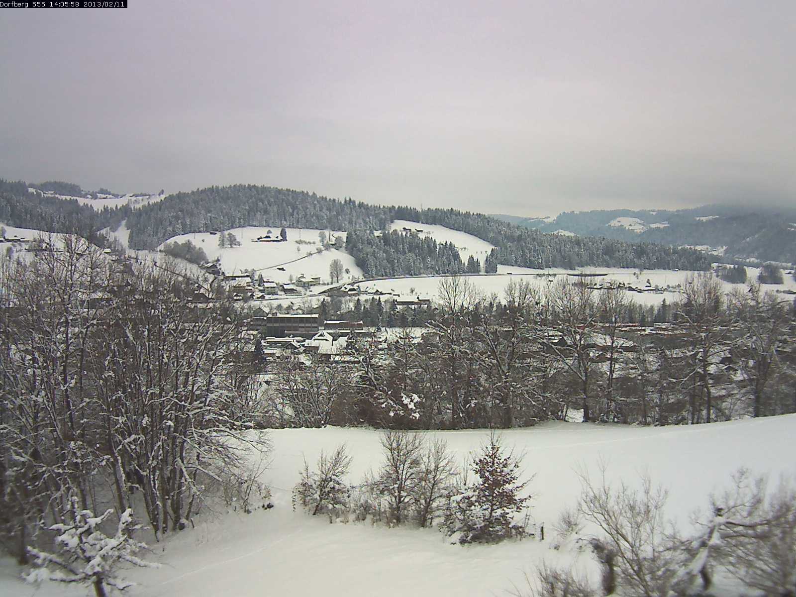 Webcam-Bild: Aussicht vom Dorfberg in Langnau 20130211-140600