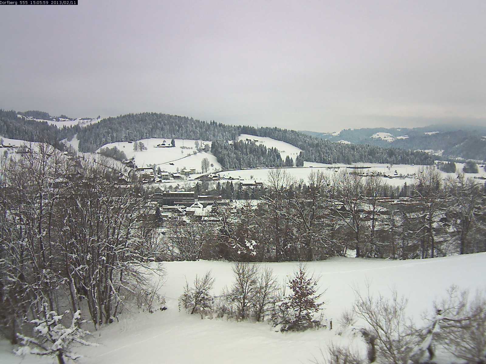 Webcam-Bild: Aussicht vom Dorfberg in Langnau 20130211-150600