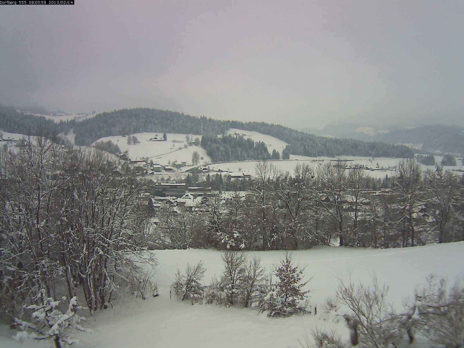 Webcam-Bild: Aussicht vom Dorfberg in Langnau 20130214-080600
