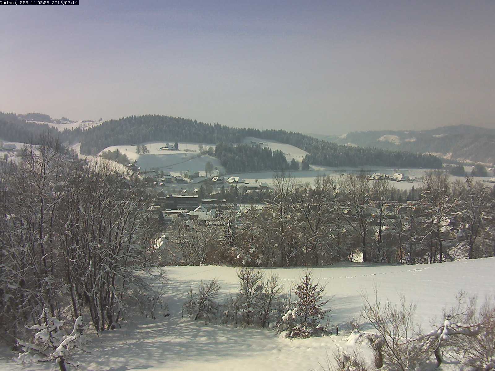 Webcam-Bild: Aussicht vom Dorfberg in Langnau 20130214-110600