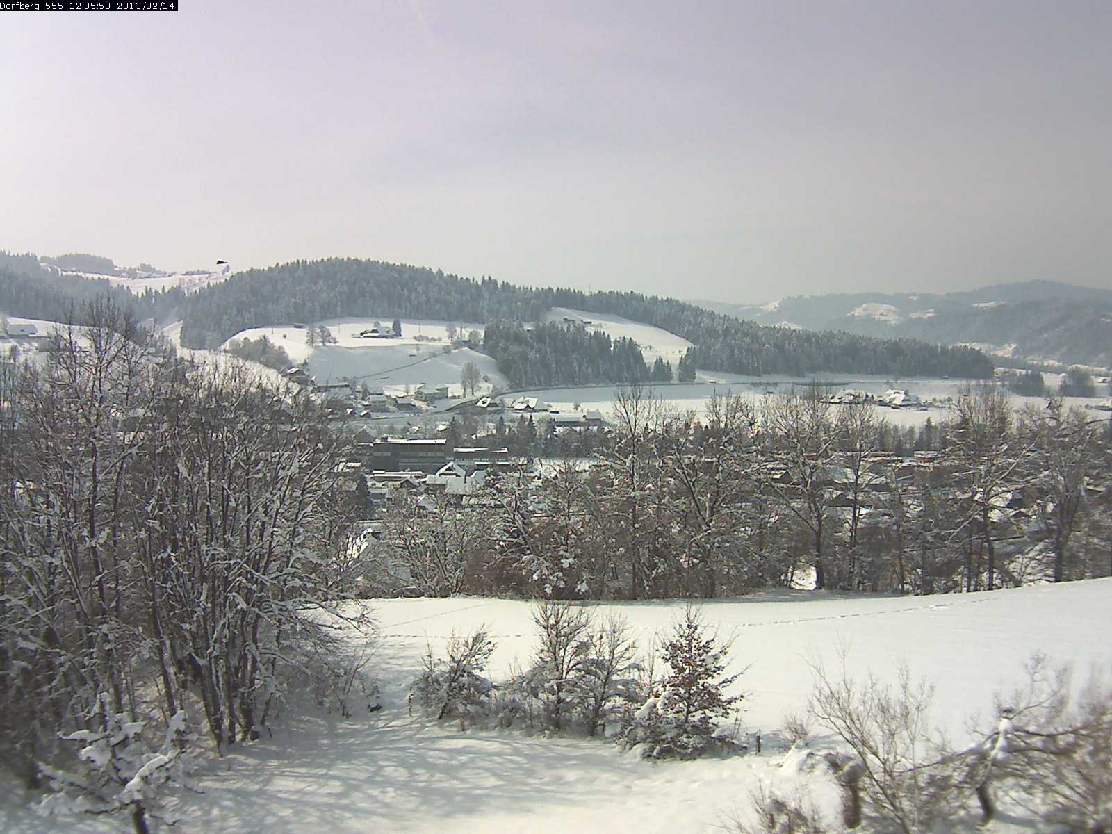 Webcam-Bild: Aussicht vom Dorfberg in Langnau 20130214-120600