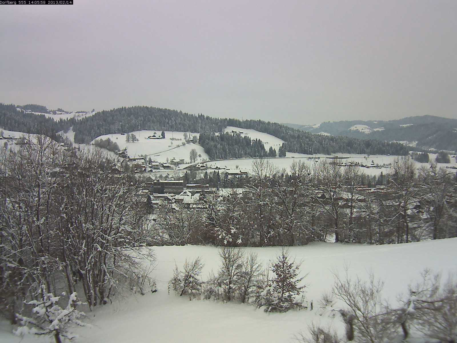 Webcam-Bild: Aussicht vom Dorfberg in Langnau 20130214-140600