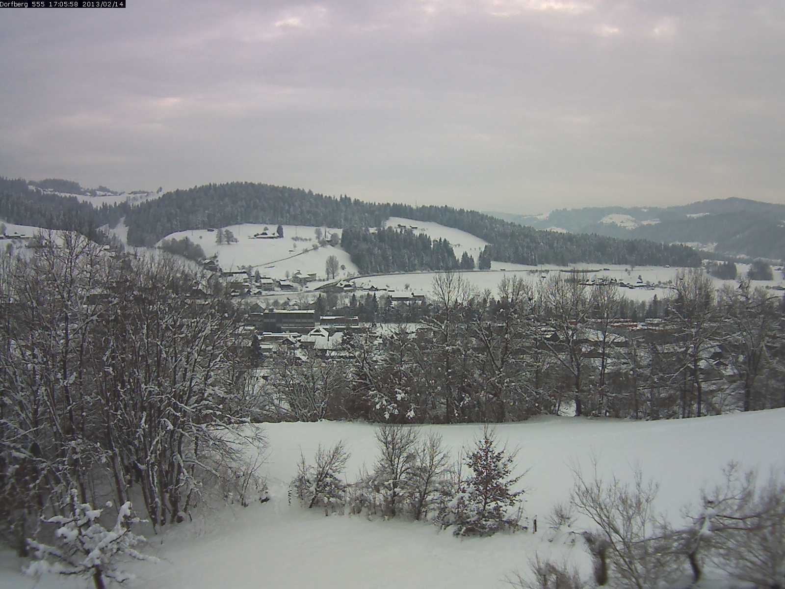 Webcam-Bild: Aussicht vom Dorfberg in Langnau 20130214-170600