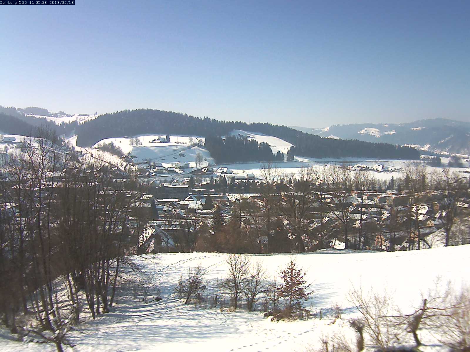 Webcam-Bild: Aussicht vom Dorfberg in Langnau 20130218-110600