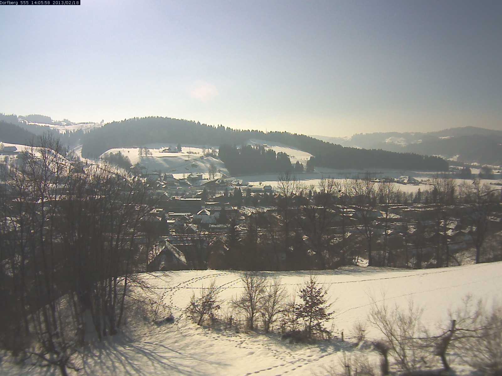 Webcam-Bild: Aussicht vom Dorfberg in Langnau 20130218-140600