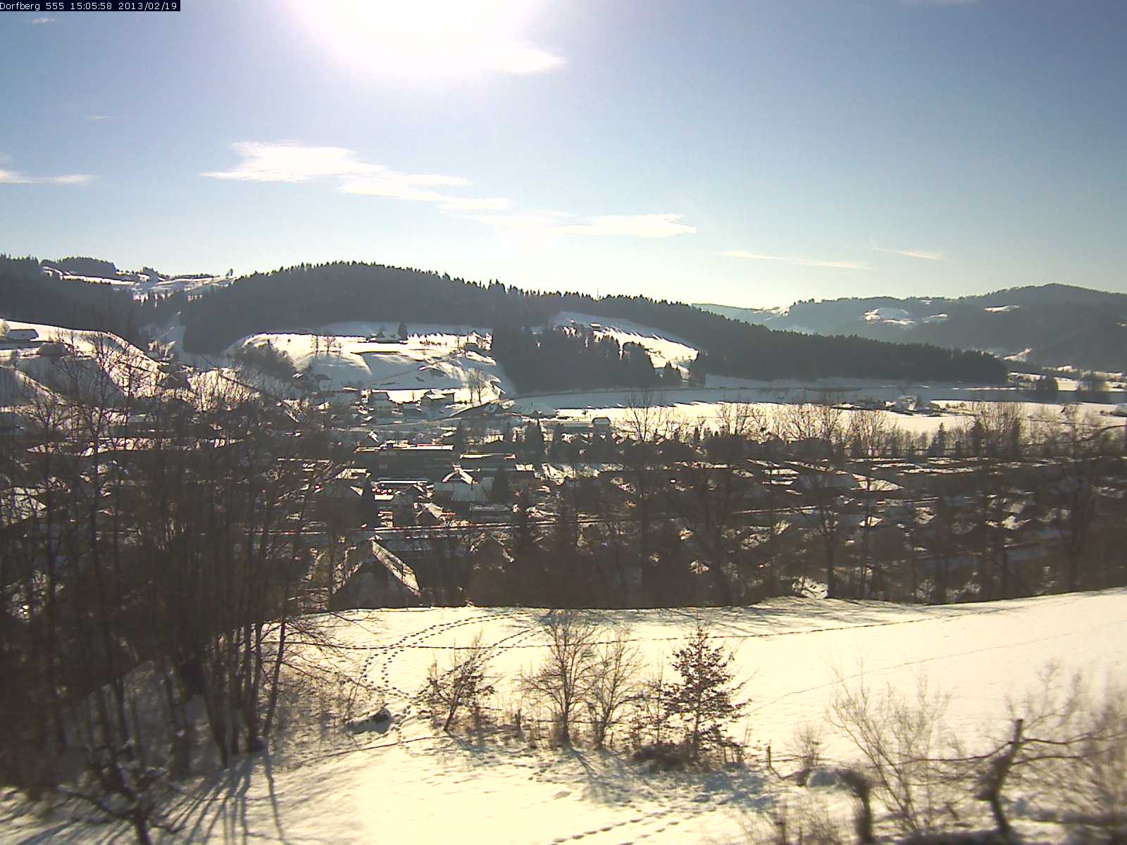 Webcam-Bild: Aussicht vom Dorfberg in Langnau 20130219-150600