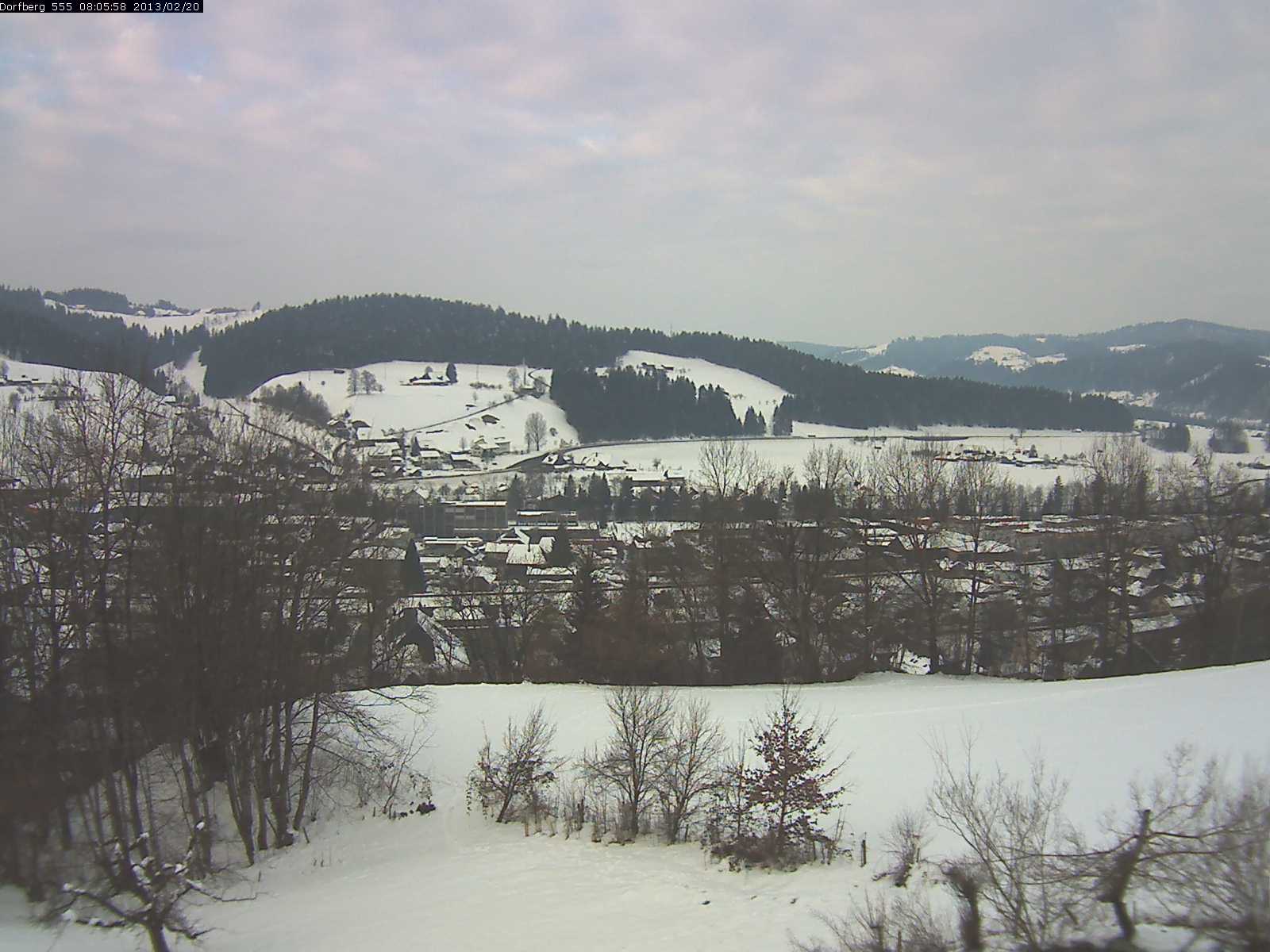 Webcam-Bild: Aussicht vom Dorfberg in Langnau 20130220-080600