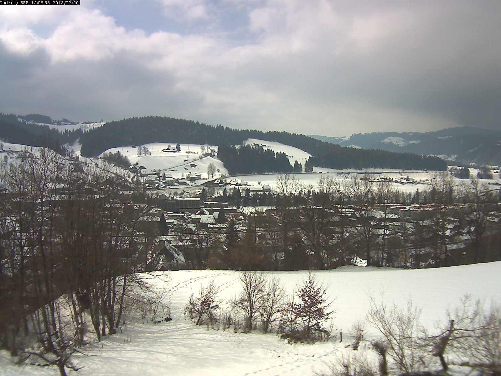 Webcam-Bild: Aussicht vom Dorfberg in Langnau 20130220-120600