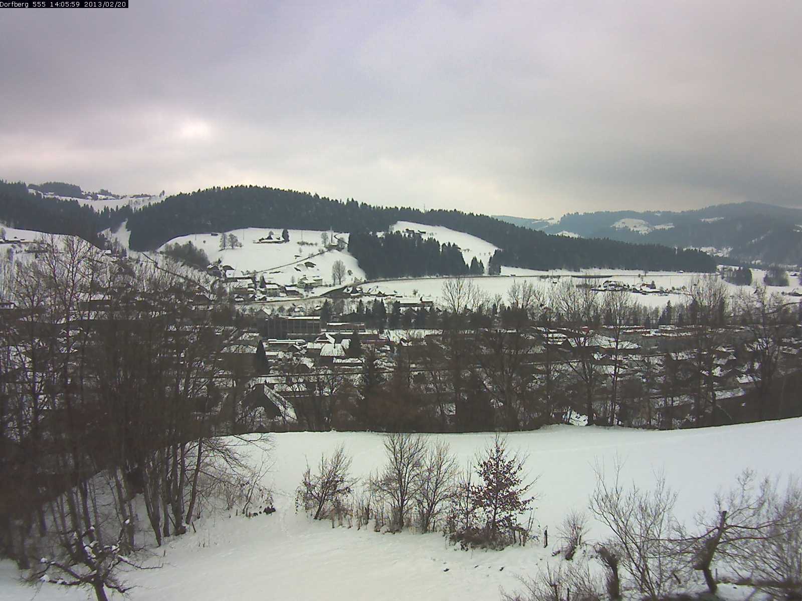 Webcam-Bild: Aussicht vom Dorfberg in Langnau 20130220-140600