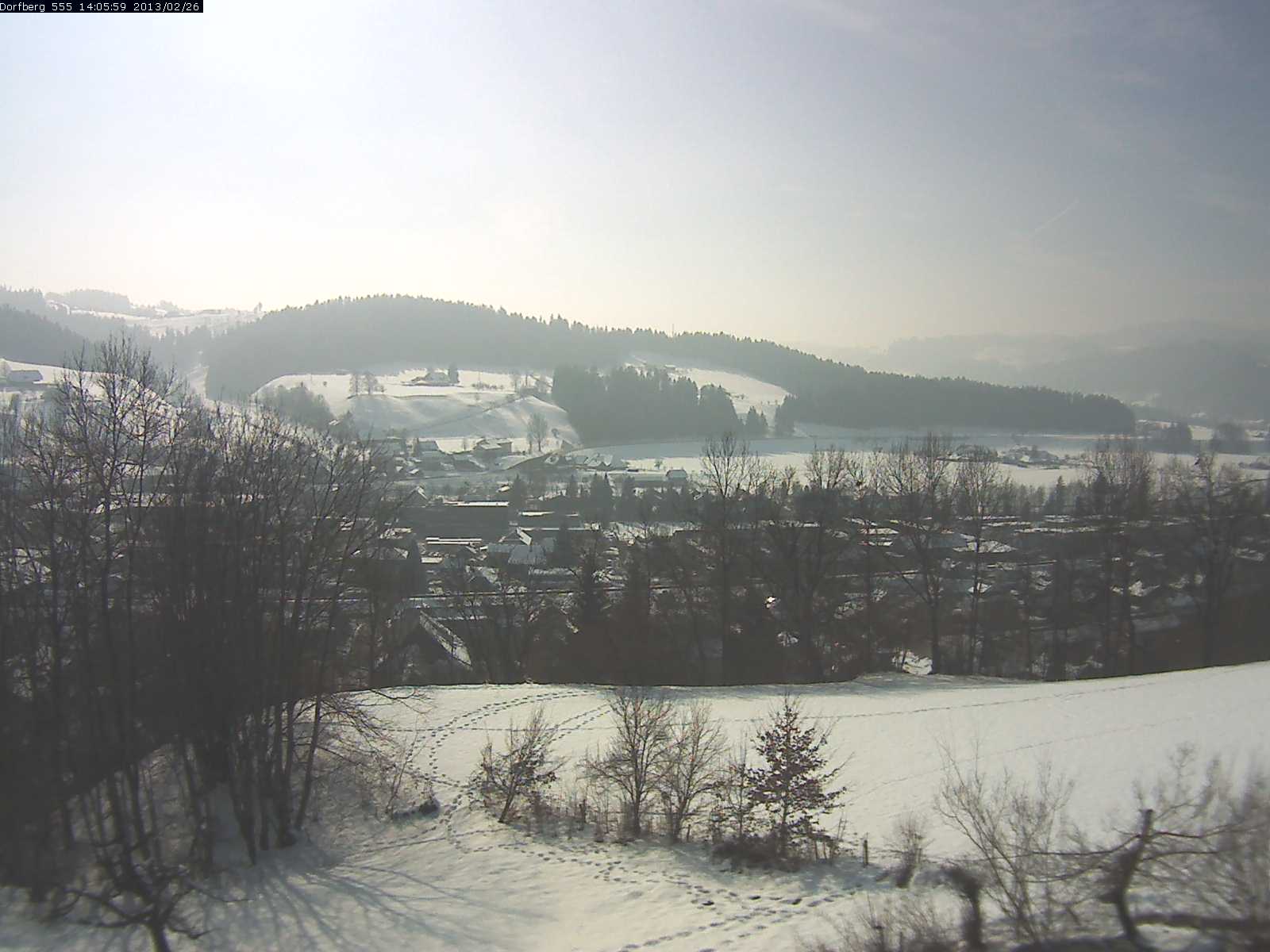 Webcam-Bild: Aussicht vom Dorfberg in Langnau 20130226-140600