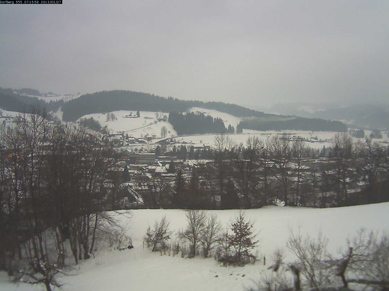 Webcam-Bild: Aussicht vom Dorfberg in Langnau 20130227-071600