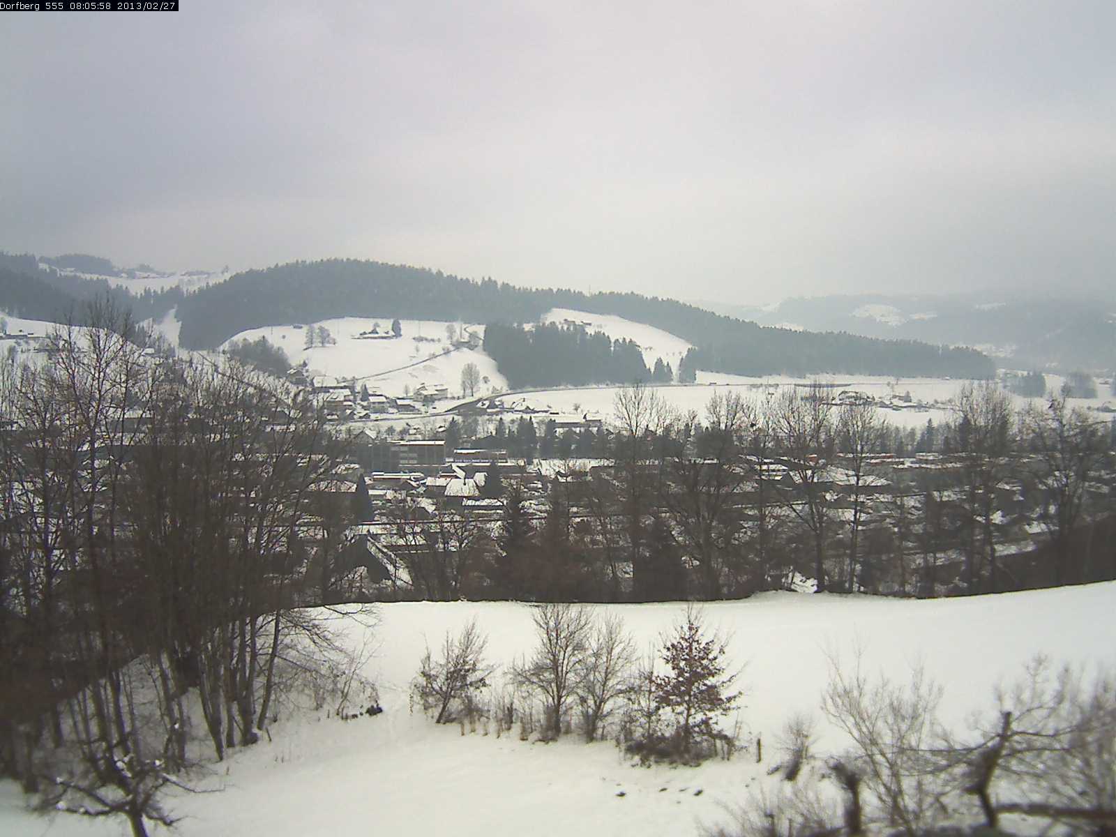 Webcam-Bild: Aussicht vom Dorfberg in Langnau 20130227-080600