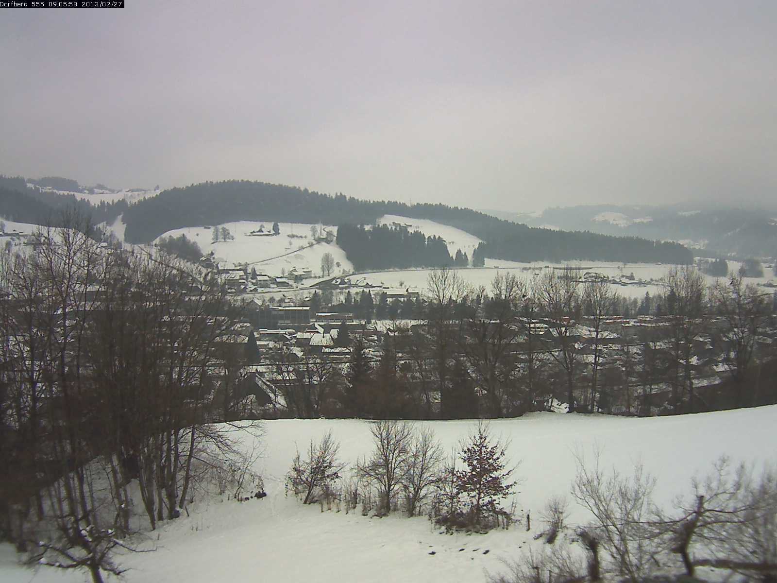 Webcam-Bild: Aussicht vom Dorfberg in Langnau 20130227-090600