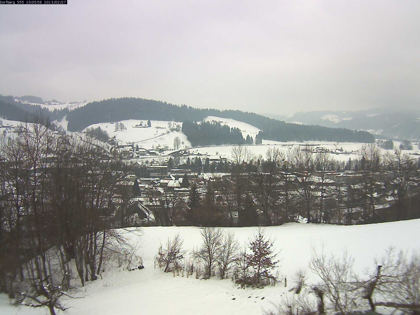 Webcam-Bild: Aussicht vom Dorfberg in Langnau 20130227-100600