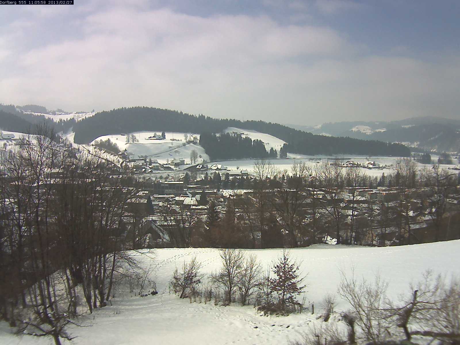 Webcam-Bild: Aussicht vom Dorfberg in Langnau 20130227-110600