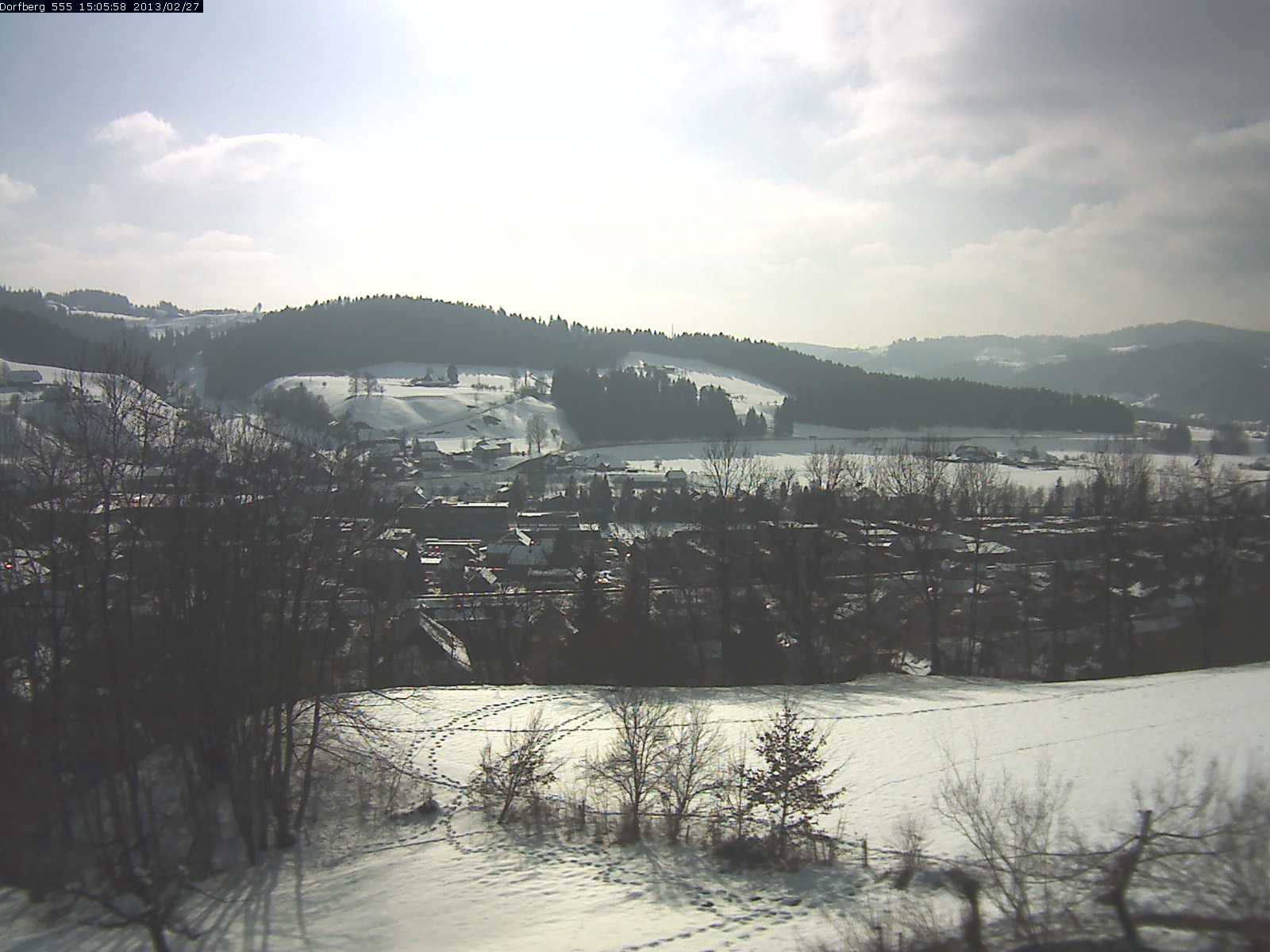 Webcam-Bild: Aussicht vom Dorfberg in Langnau 20130227-150600