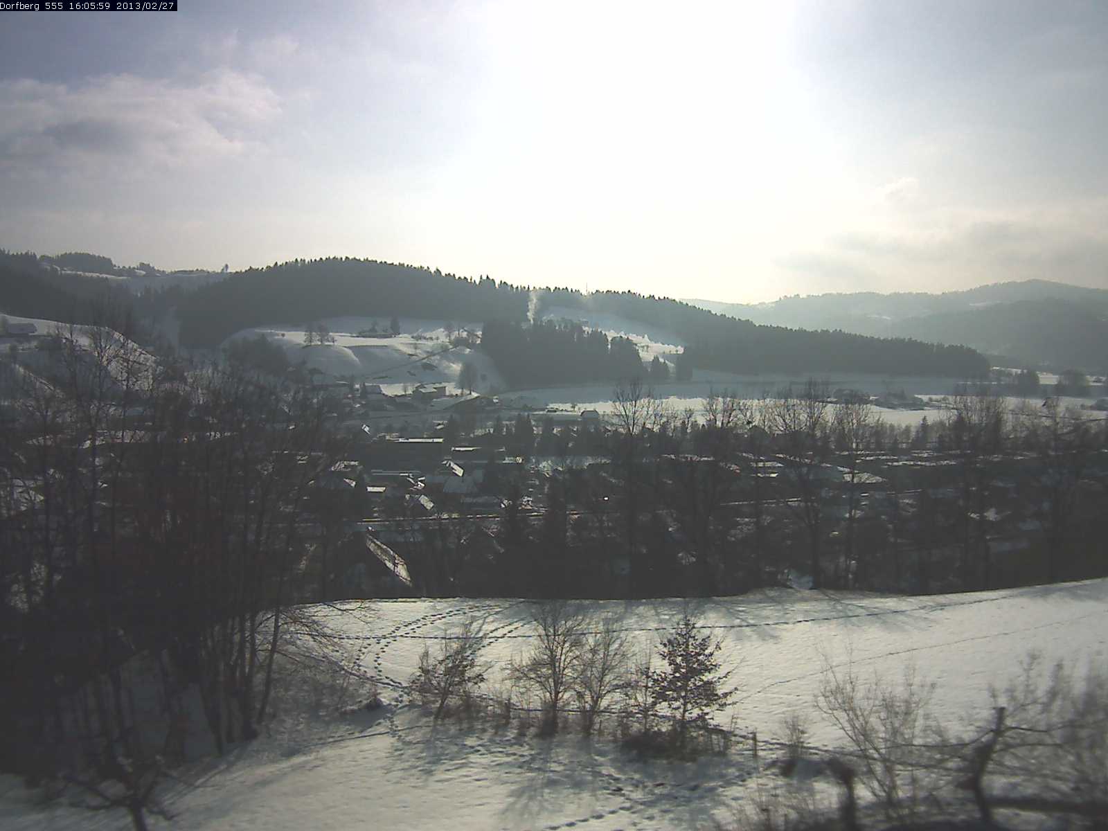 Webcam-Bild: Aussicht vom Dorfberg in Langnau 20130227-160600