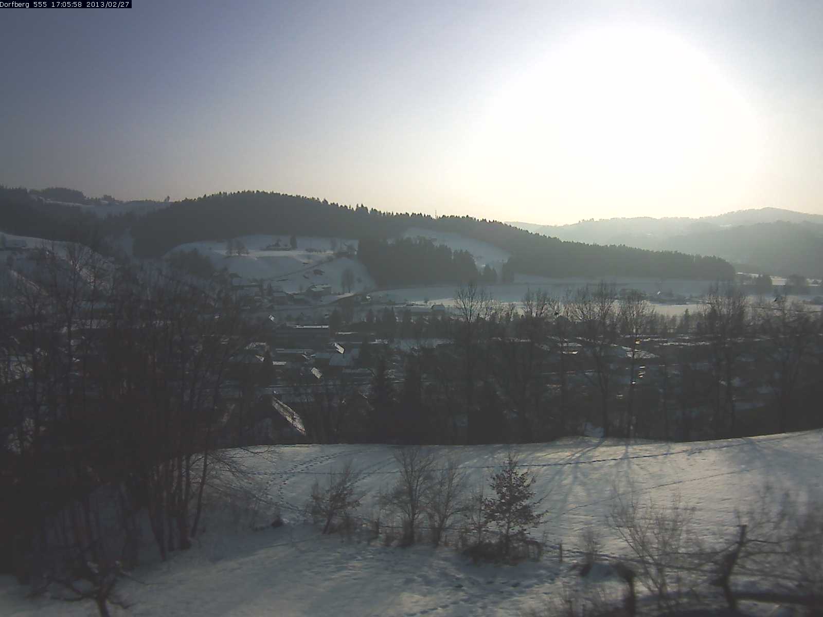 Webcam-Bild: Aussicht vom Dorfberg in Langnau 20130227-170600