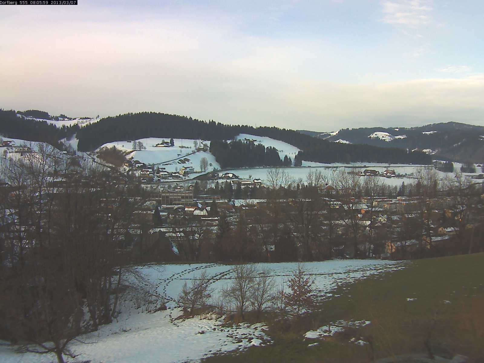 Webcam-Bild: Aussicht vom Dorfberg in Langnau 20130307-080600