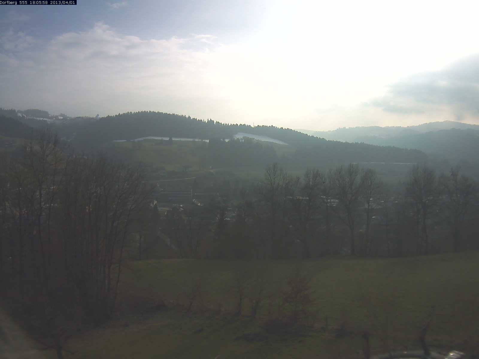 Webcam-Bild: Aussicht vom Dorfberg in Langnau 20130401-180600