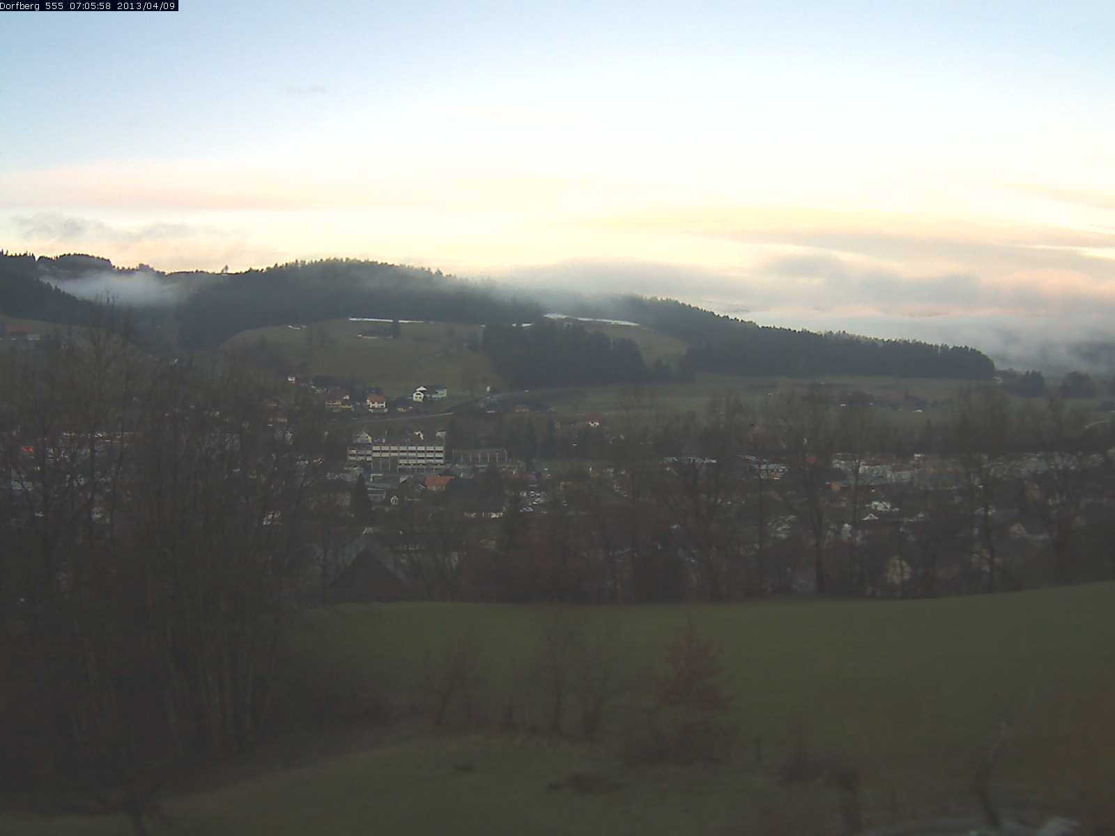 Webcam-Bild: Aussicht vom Dorfberg in Langnau 20130409-070600