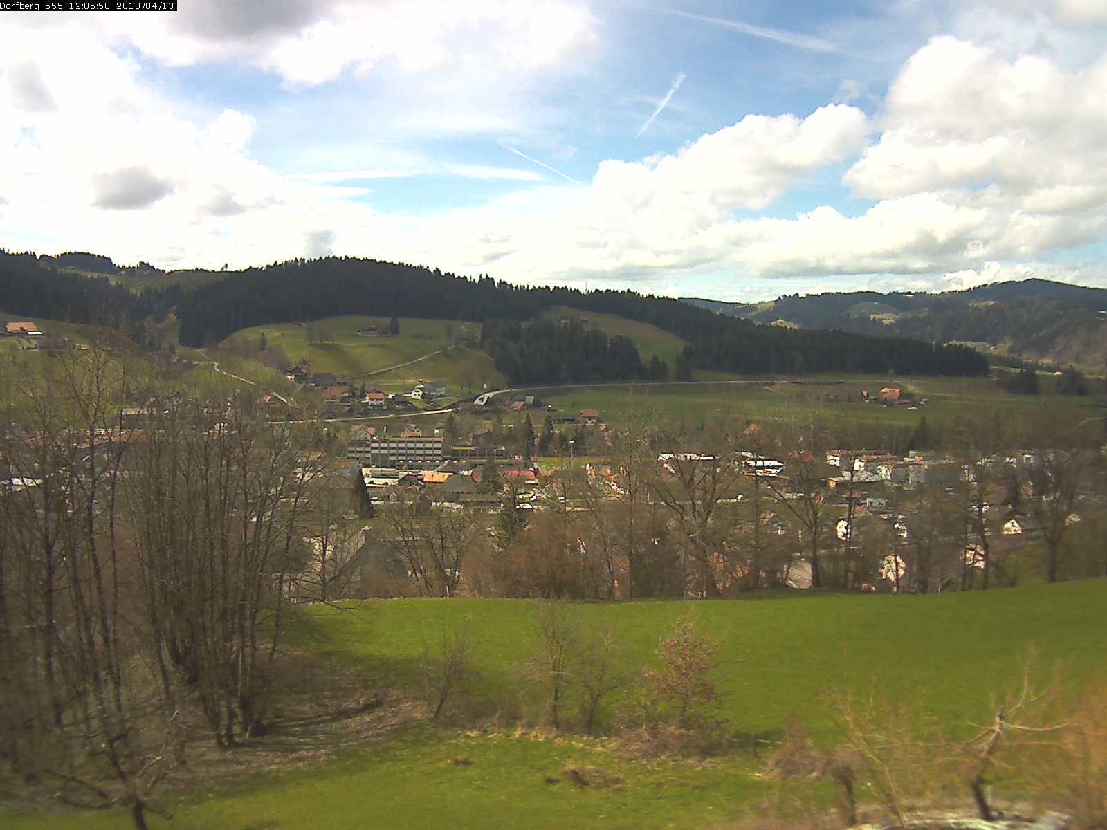 Webcam-Bild: Aussicht vom Dorfberg in Langnau 20130413-120600