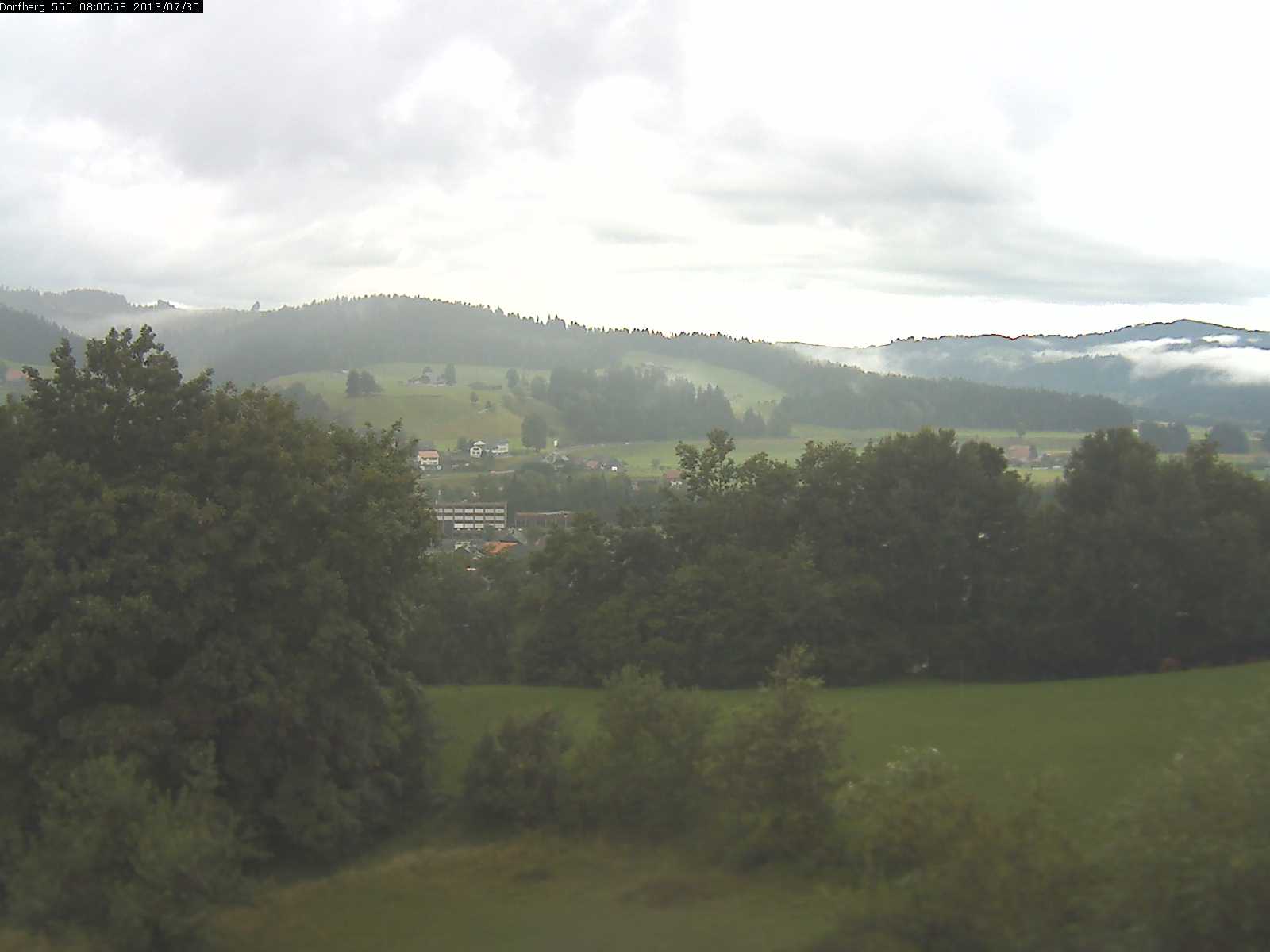 Webcam-Bild: Aussicht vom Dorfberg in Langnau 20130730-080600