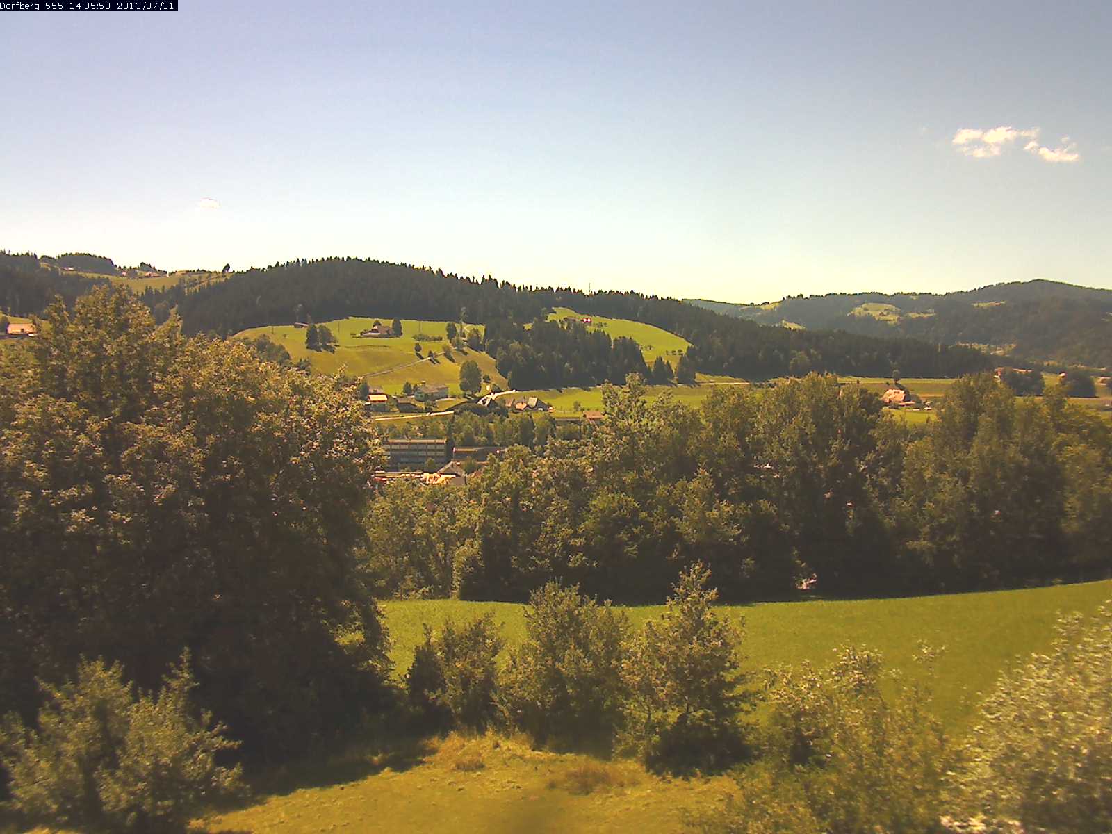 Webcam-Bild: Aussicht vom Dorfberg in Langnau 20130731-140600