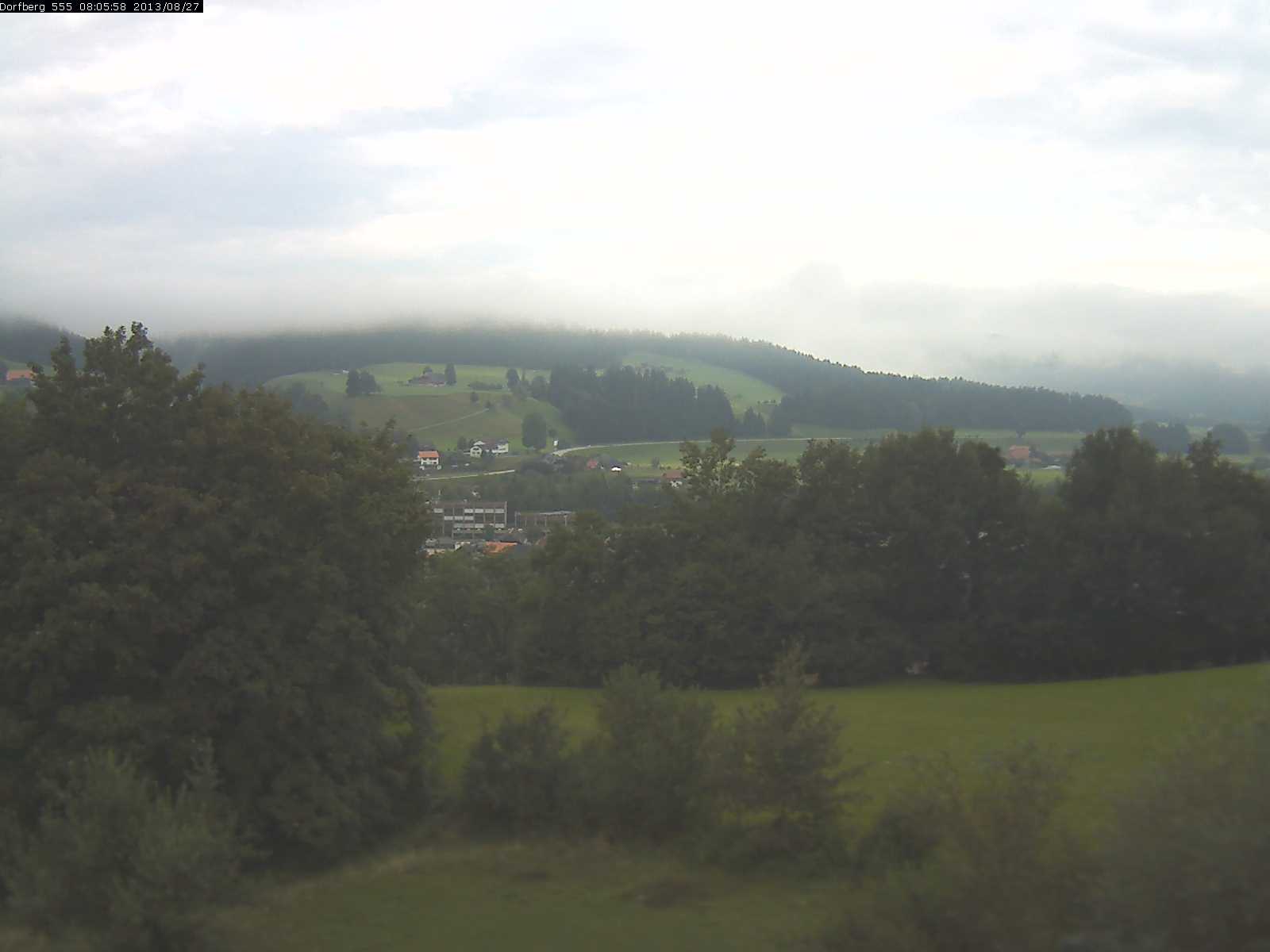 Webcam-Bild: Aussicht vom Dorfberg in Langnau 20130827-080600