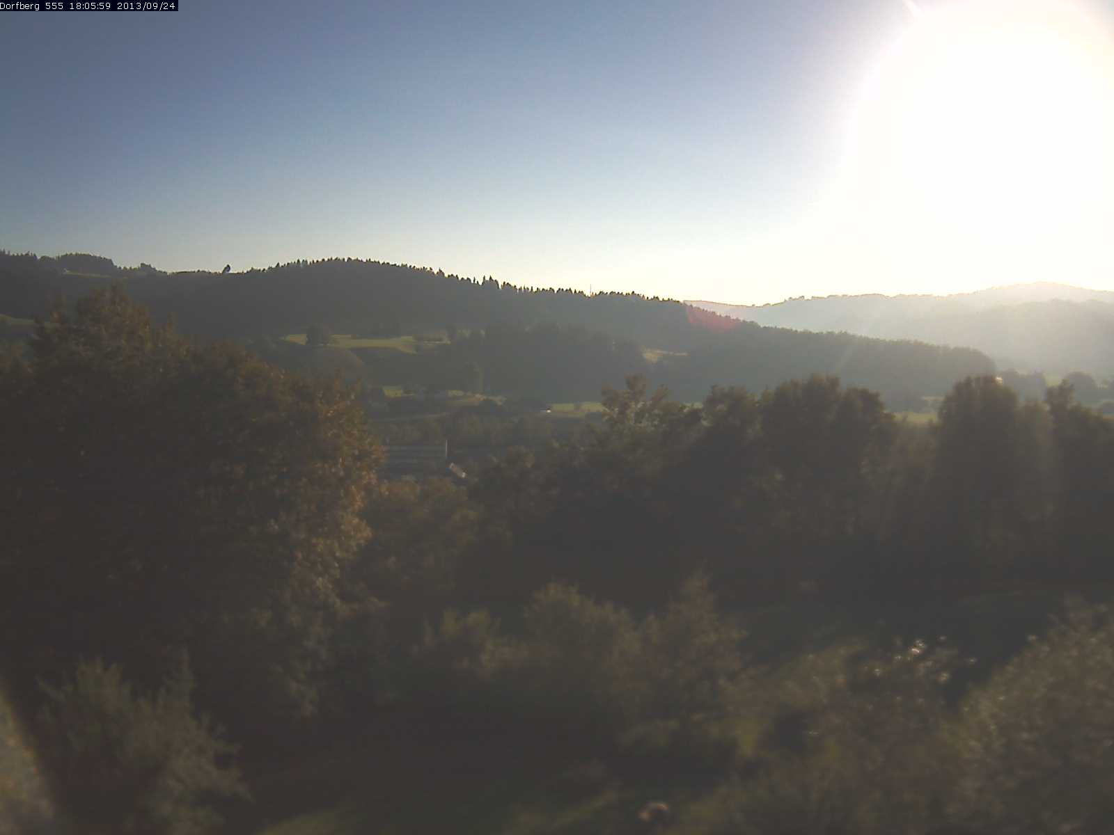 Webcam-Bild: Aussicht vom Dorfberg in Langnau 20130924-180600