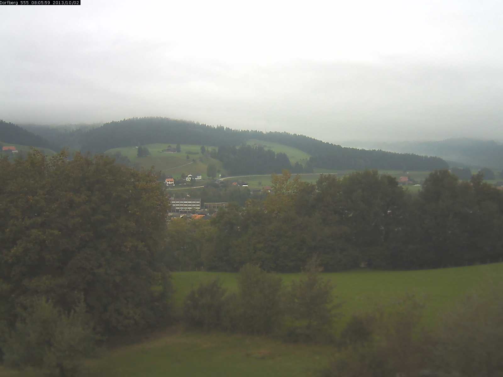 Webcam-Bild: Aussicht vom Dorfberg in Langnau 20131002-080600