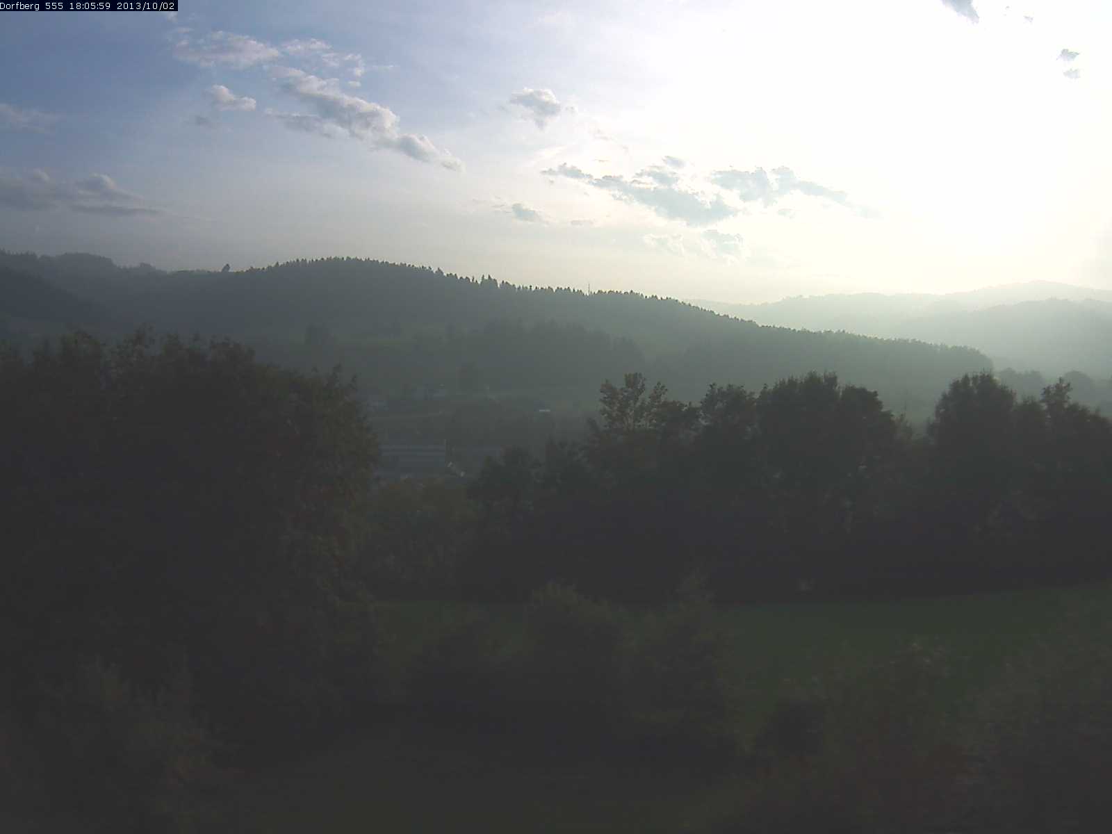 Webcam-Bild: Aussicht vom Dorfberg in Langnau 20131002-180600