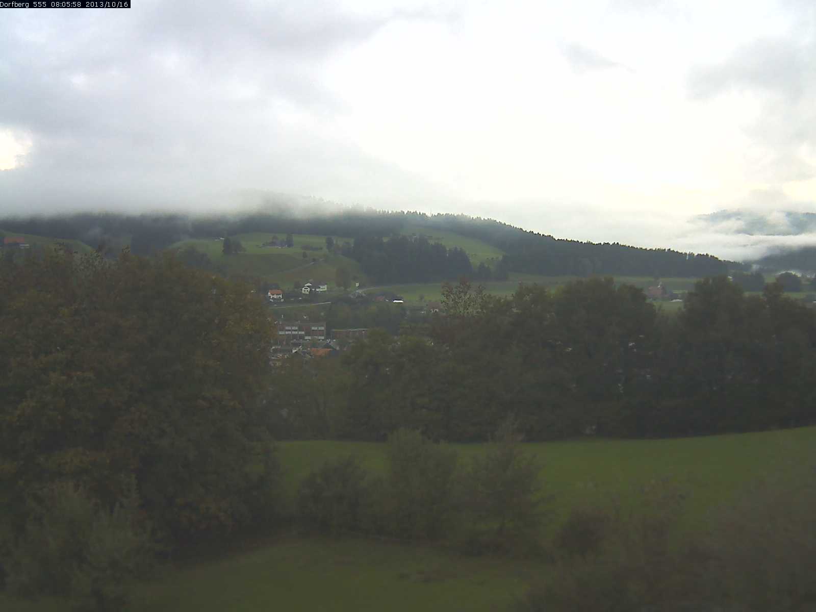 Webcam-Bild: Aussicht vom Dorfberg in Langnau 20131016-080600