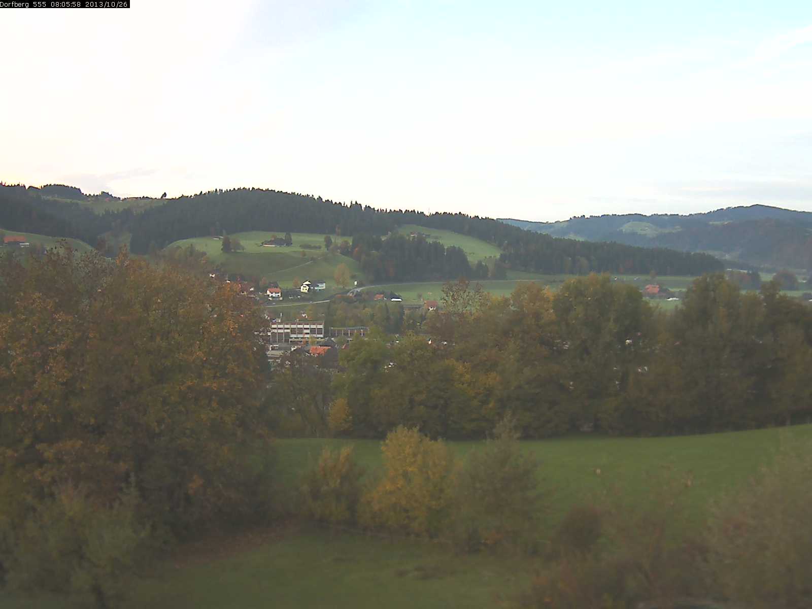 Webcam-Bild: Aussicht vom Dorfberg in Langnau 20131026-080600