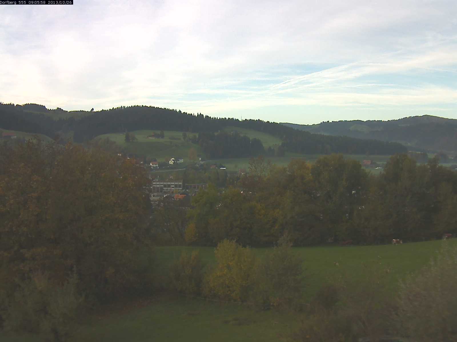 Webcam-Bild: Aussicht vom Dorfberg in Langnau 20131026-090600