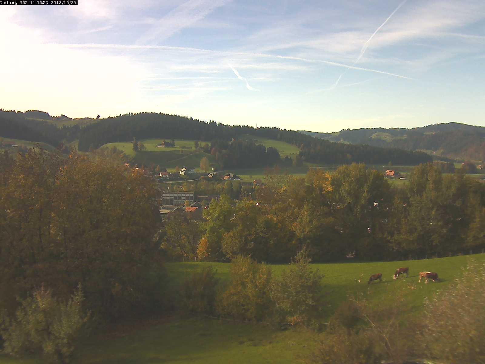 Webcam-Bild: Aussicht vom Dorfberg in Langnau 20131026-110600