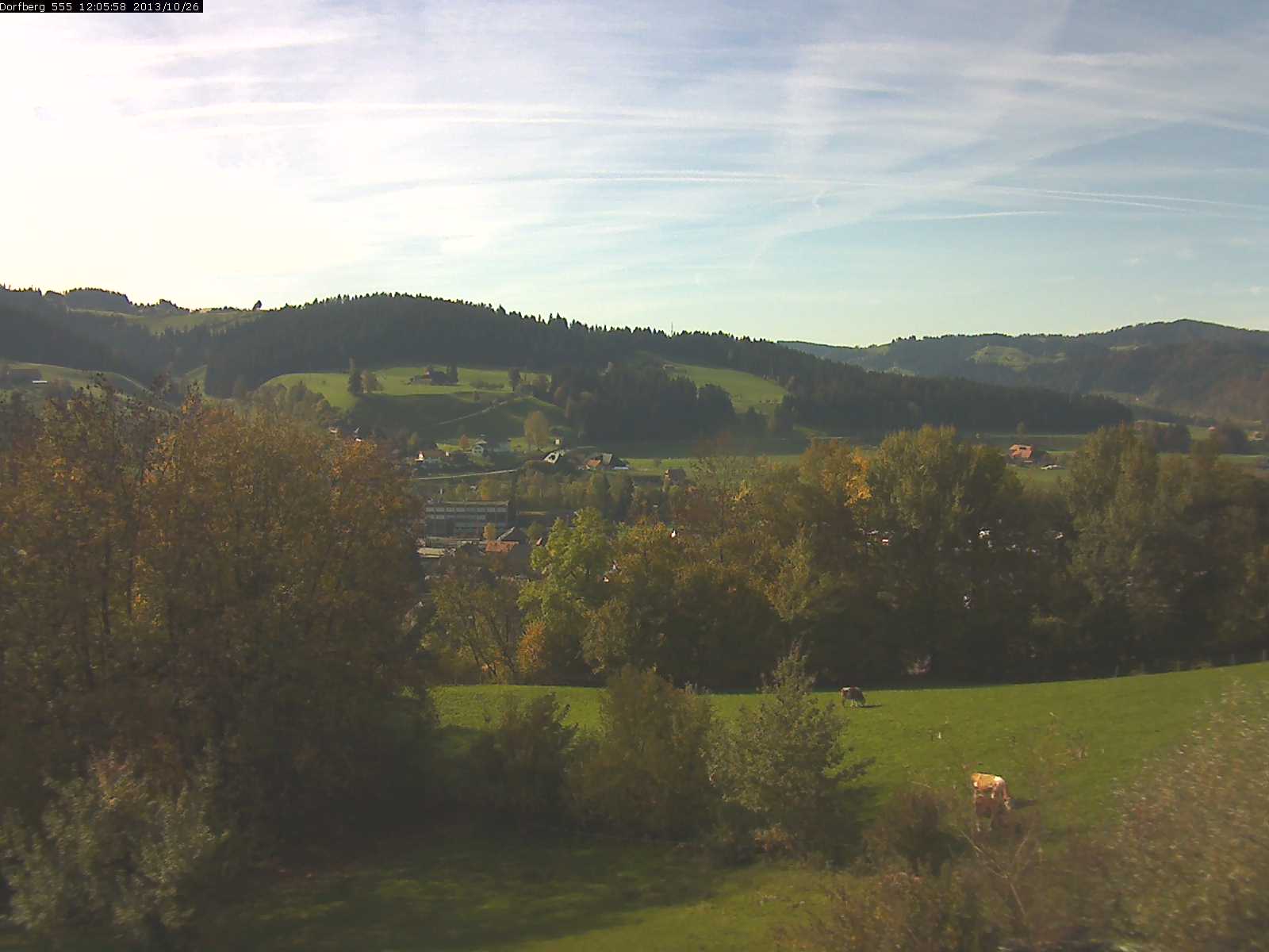 Webcam-Bild: Aussicht vom Dorfberg in Langnau 20131026-120600
