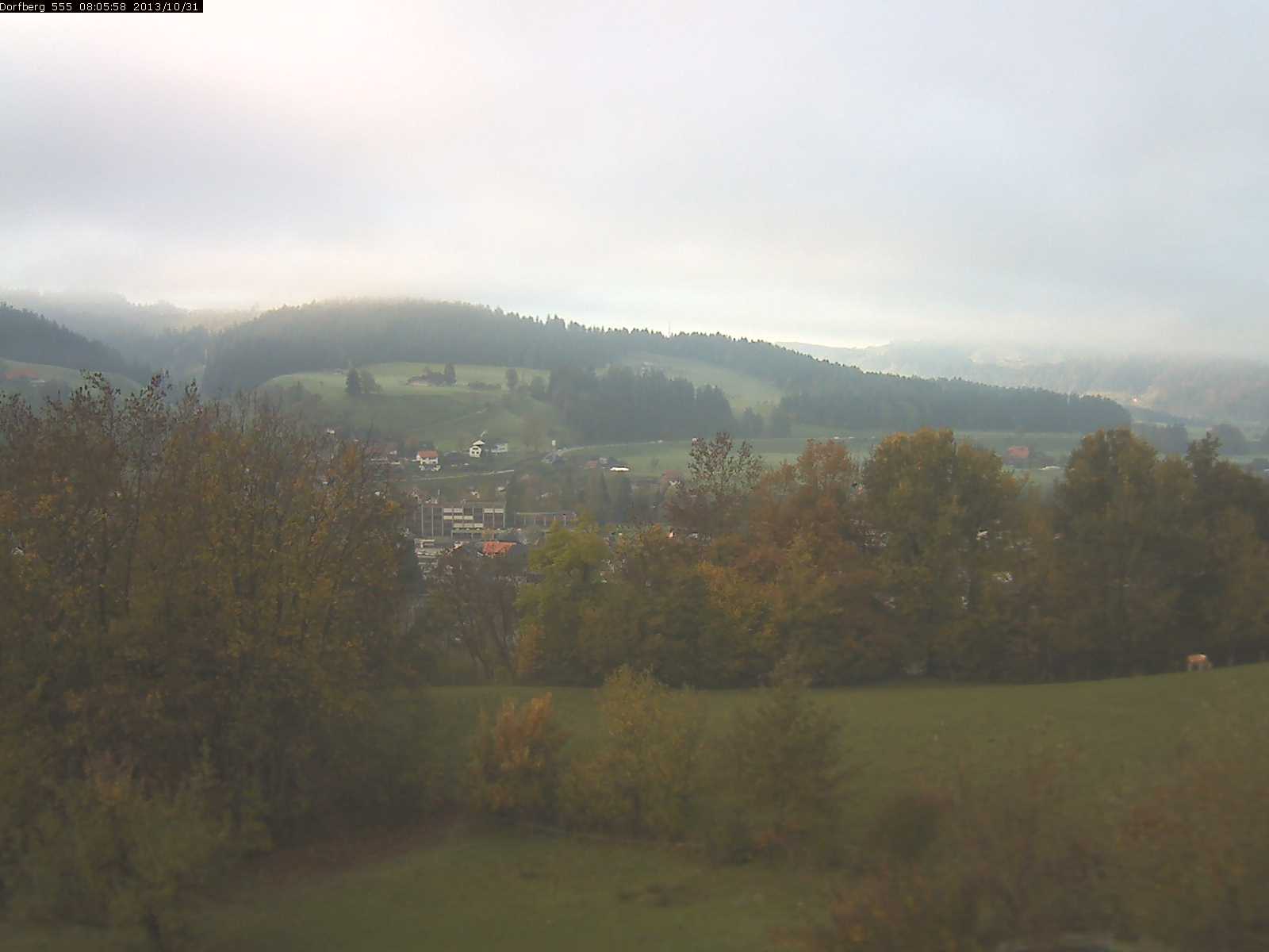 Webcam-Bild: Aussicht vom Dorfberg in Langnau 20131031-080600
