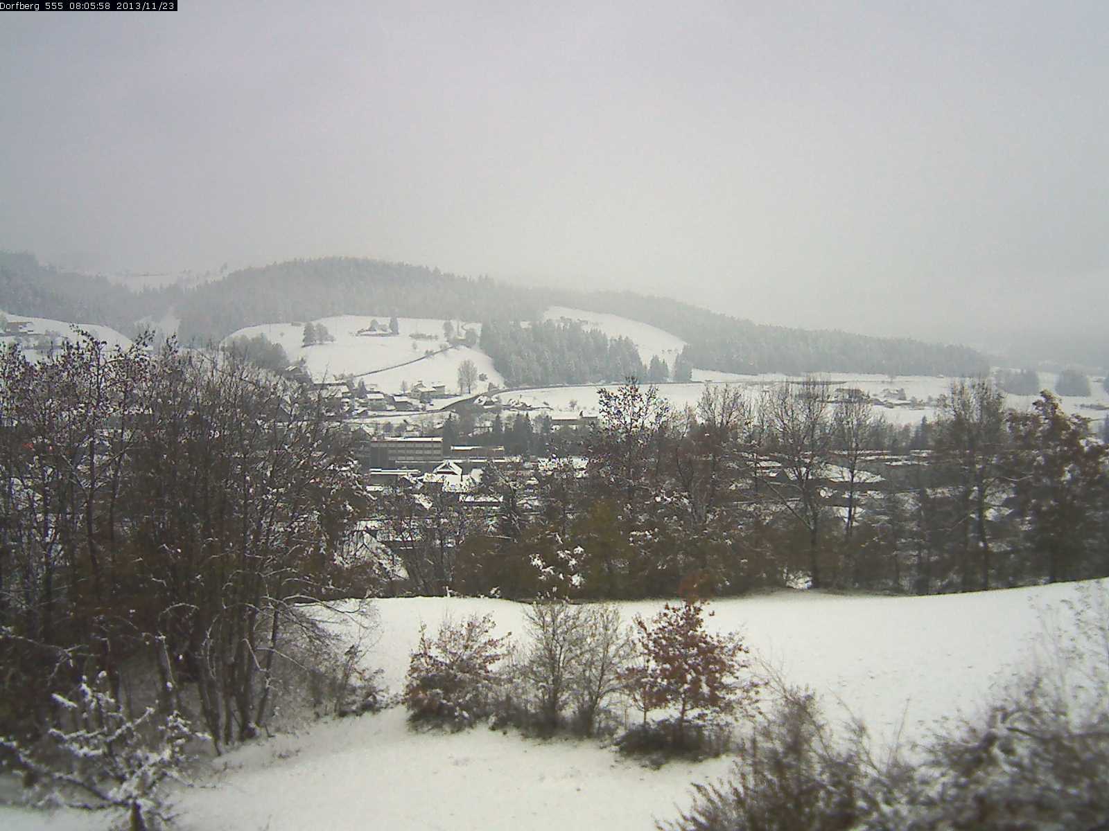 Webcam-Bild: Aussicht vom Dorfberg in Langnau 20131123-080600