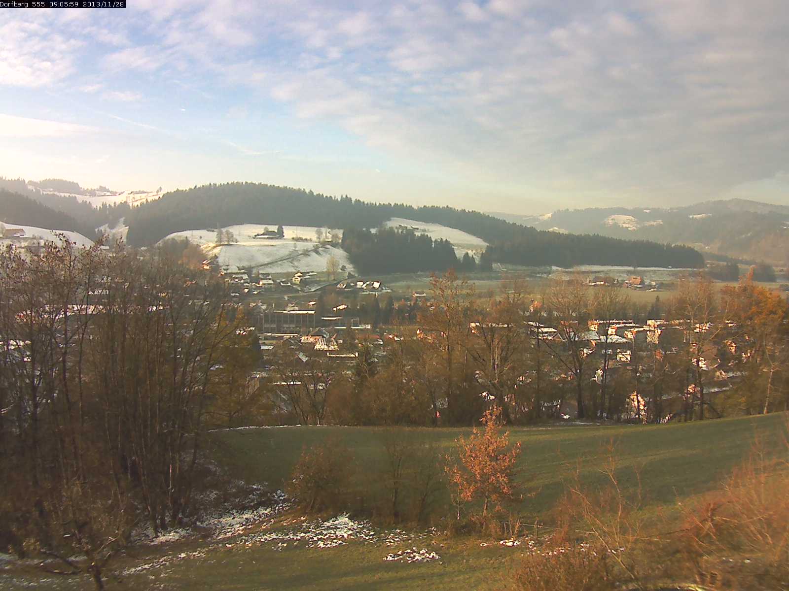 Webcam-Bild: Aussicht vom Dorfberg in Langnau 20131128-090600
