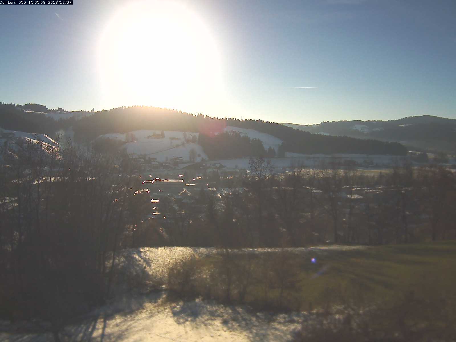 Webcam-Bild: Aussicht vom Dorfberg in Langnau 20131207-150600