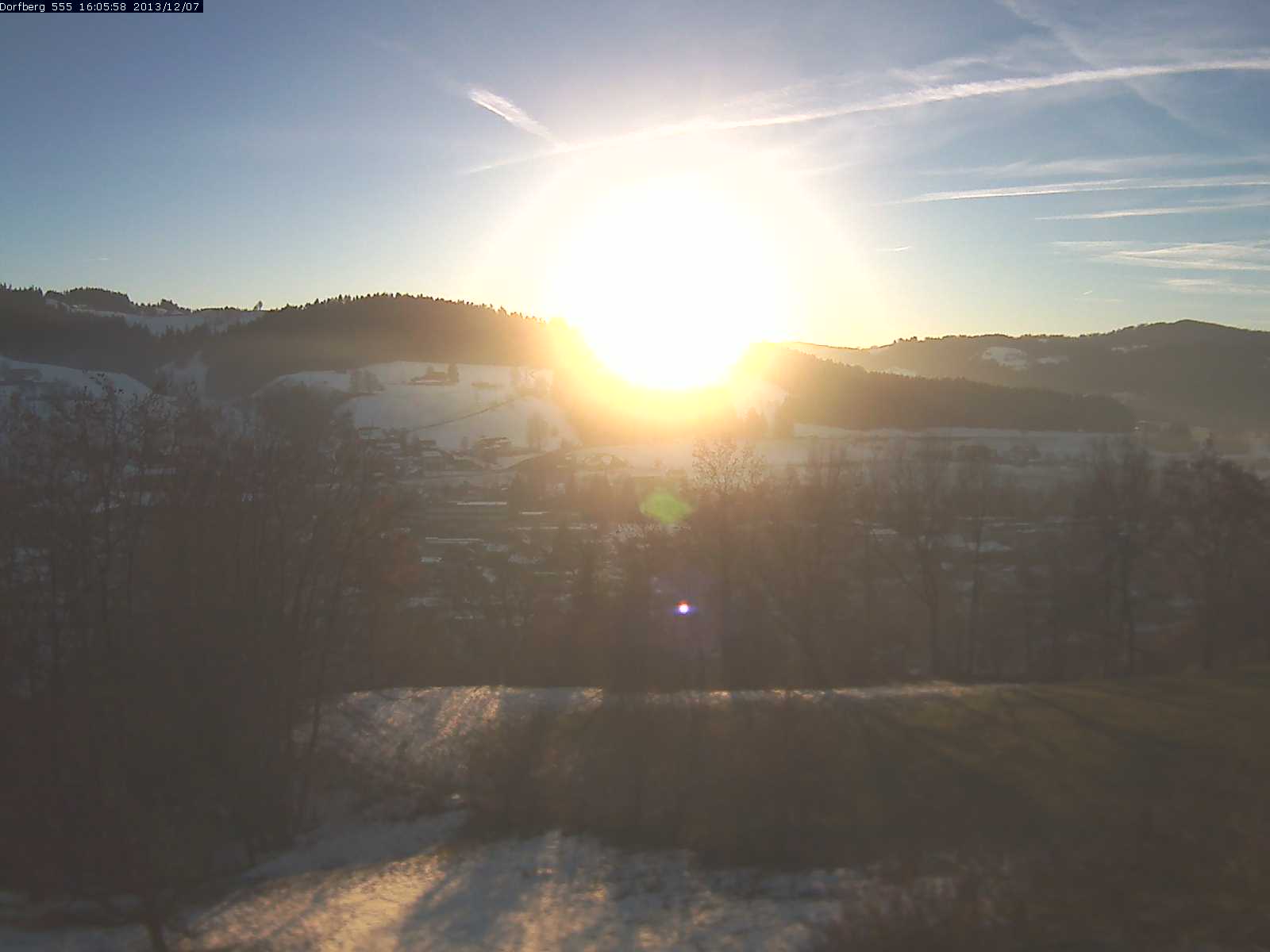 Webcam-Bild: Aussicht vom Dorfberg in Langnau 20131207-160600